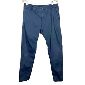 Birddogs Mens Kevin Buffets Navy Stretch Khakis Pants 34x32 Performance Chino